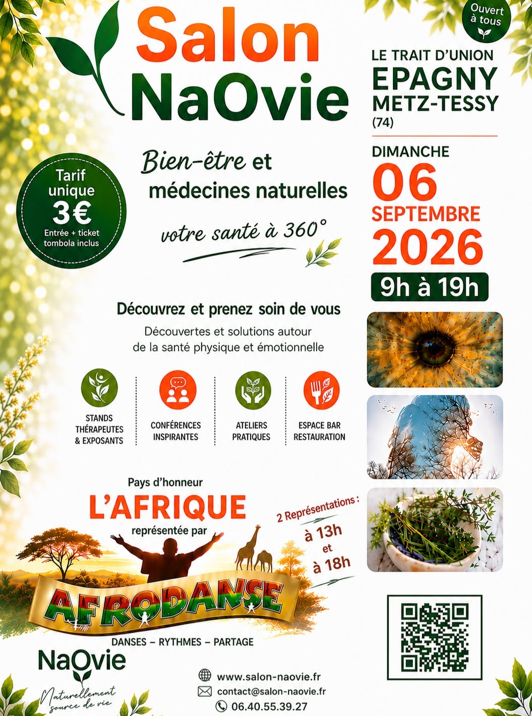 salon bien être médecines naturelles - ateliers - conférences